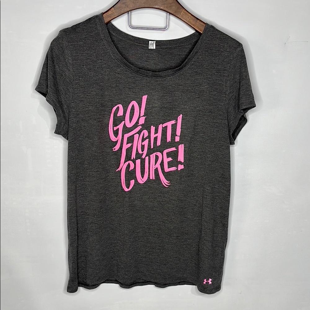 Under Armour Women's breast cancer T-Shirt SZ XL